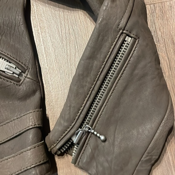 New with tags Allsaints Watson Biker Jacket - US0 - Picture 3 of 6